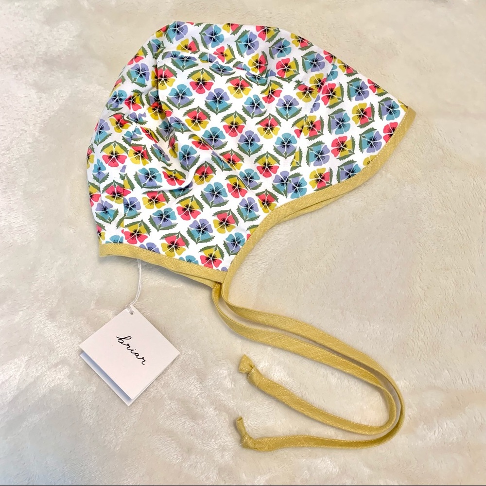 NWT Briar Baby brimmed bonnet, size 2-4 years